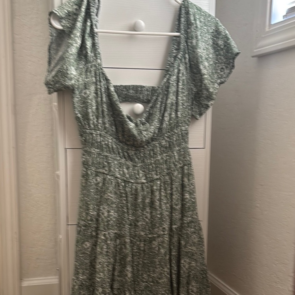 Hollister Smocked Backless Sundress for Weddings